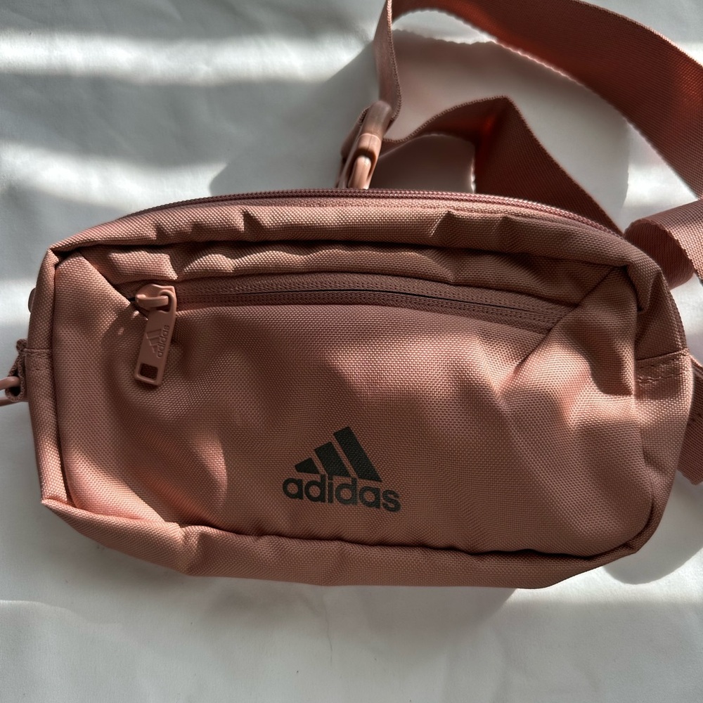 Adidas Dusty Pink Belt Bag Activewear Outdoor Hiking Bag